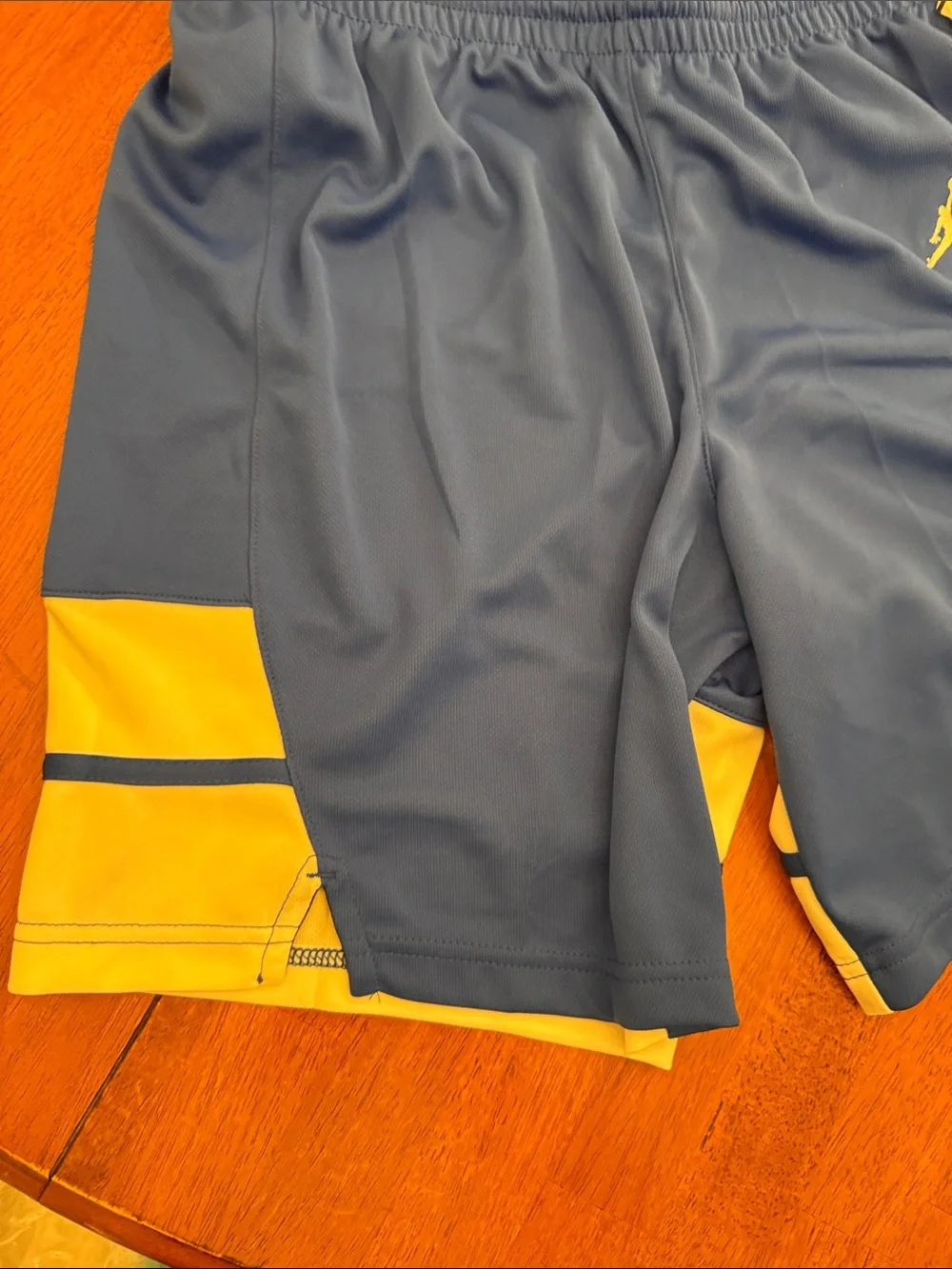 Jordan Royal Blue and White Athletic Basketball Shorts medium